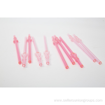 10PCS/PK PLASTIC STRAW